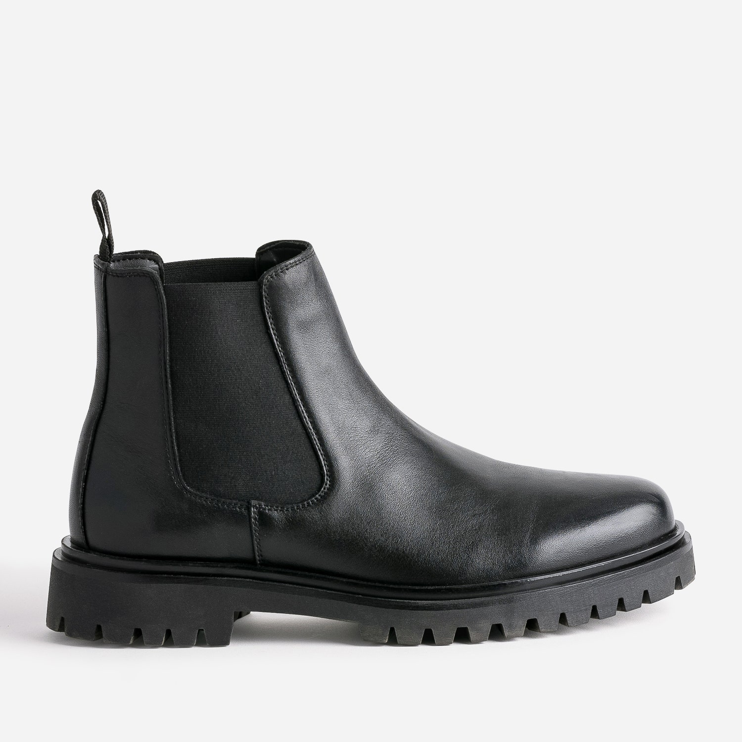 Chelsea boots noir en cuir