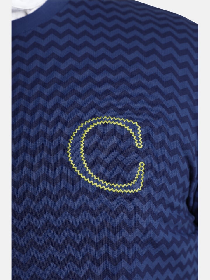 Charles Colby Sweatshirt EARL LEMUEL in blau günstig kaufen