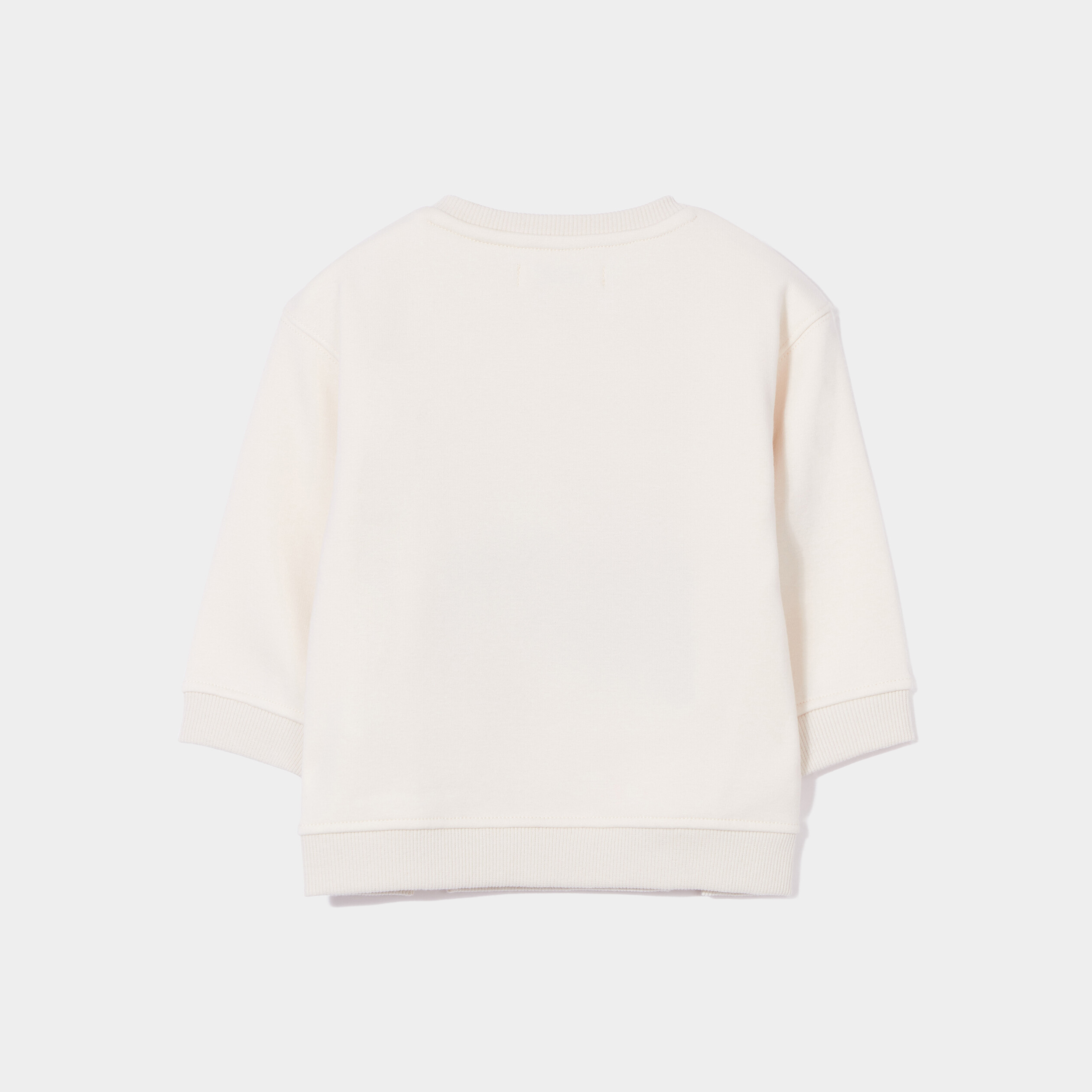 Sweat épaule boutonnée à fentes Creeks blanc bébé garçon | La Halle