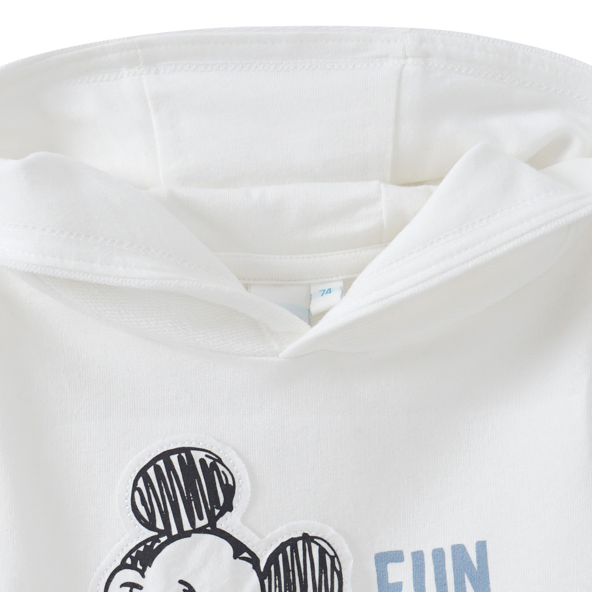 Micky Maus Langarmshirt mit Kapuze