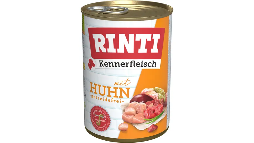 RINTI Hundenassfutter Kennerfleisch Huhn 400 g
