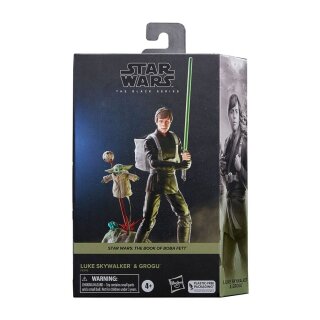 Star Wars: The Book of Boba Fett: Black Series Actionfiguren 2er-Pack - Luke Skywalker & Grogu