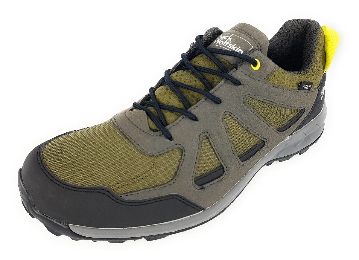 Jack Wolfskin Woodland 2 Texapore Low M 4051271 Grün 4295 khaki/green