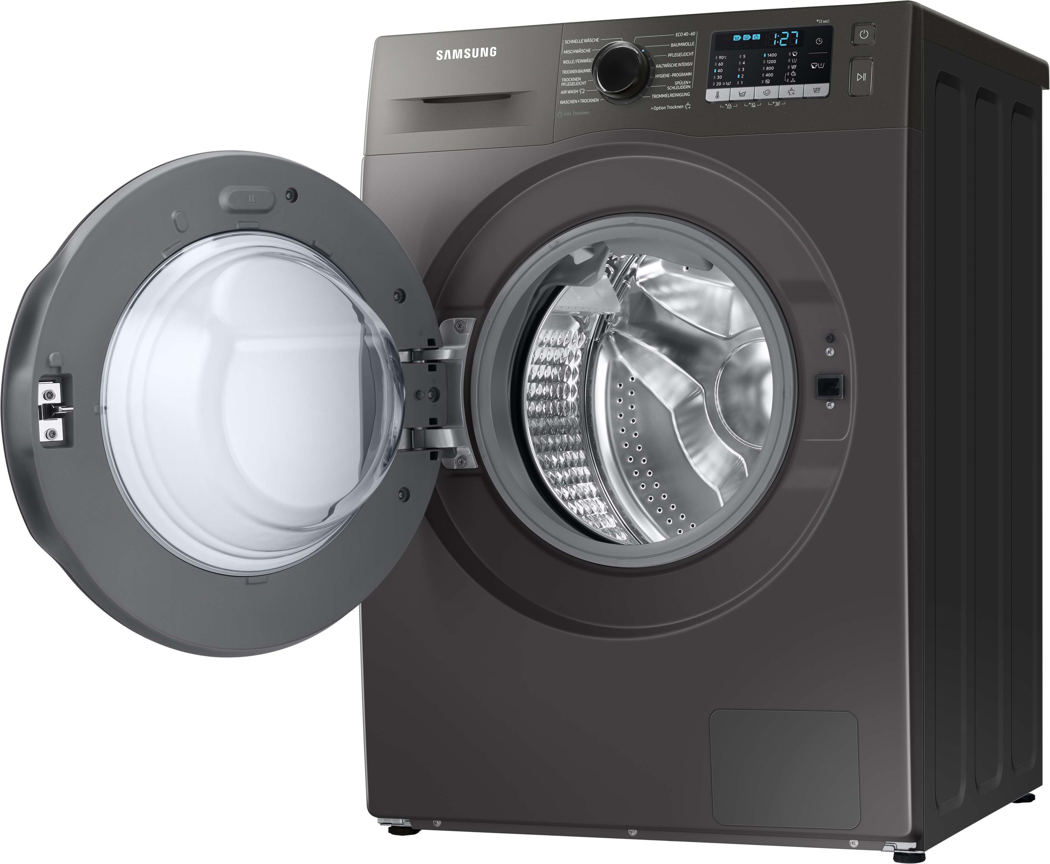 Samsung Waschtrockner WD8ETA049BX, 8 kg, 5 kg, 1400 U/min, SchaumAktiv