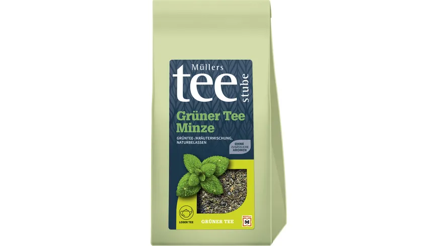 Müllers Teestube Güner Tee Lose Minze 125 g