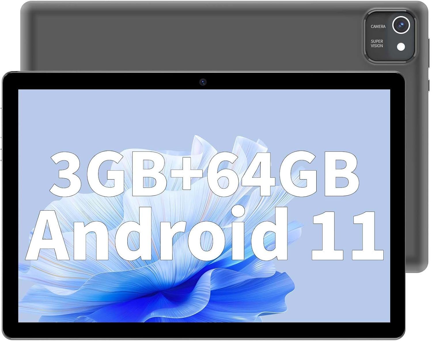 JIKOCXN 3GB RAM 512GB Expansion, Quad Core Processor Tablet (10