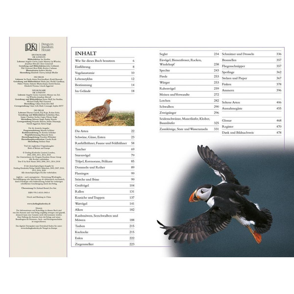Vögel in Europa - Sachbuch