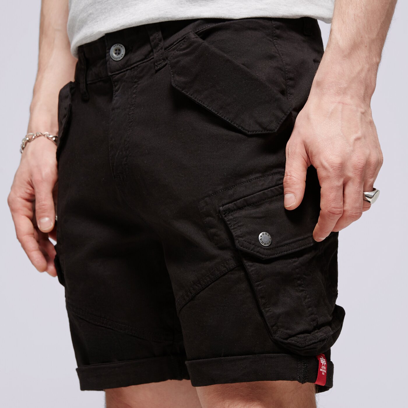 ALPHA INDUSTRIES SHORTS COMBAT SHORT Schwarz