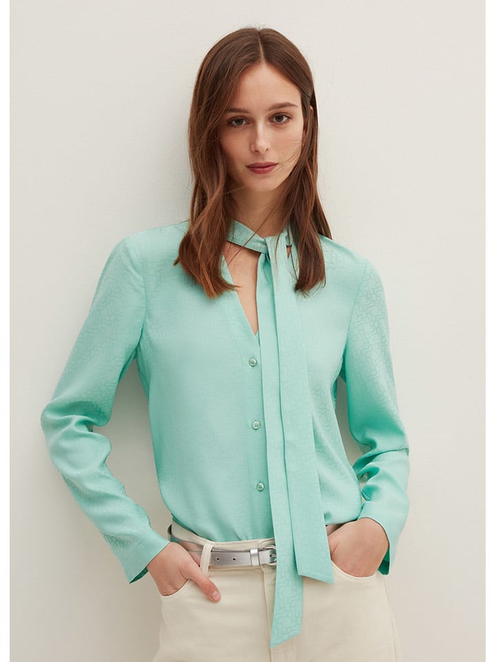 STEFANEL Bluse in Türkis günstig kaufen