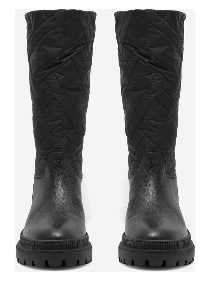 Lasocki Leder-Stiefel in Schwarz günstig kaufen