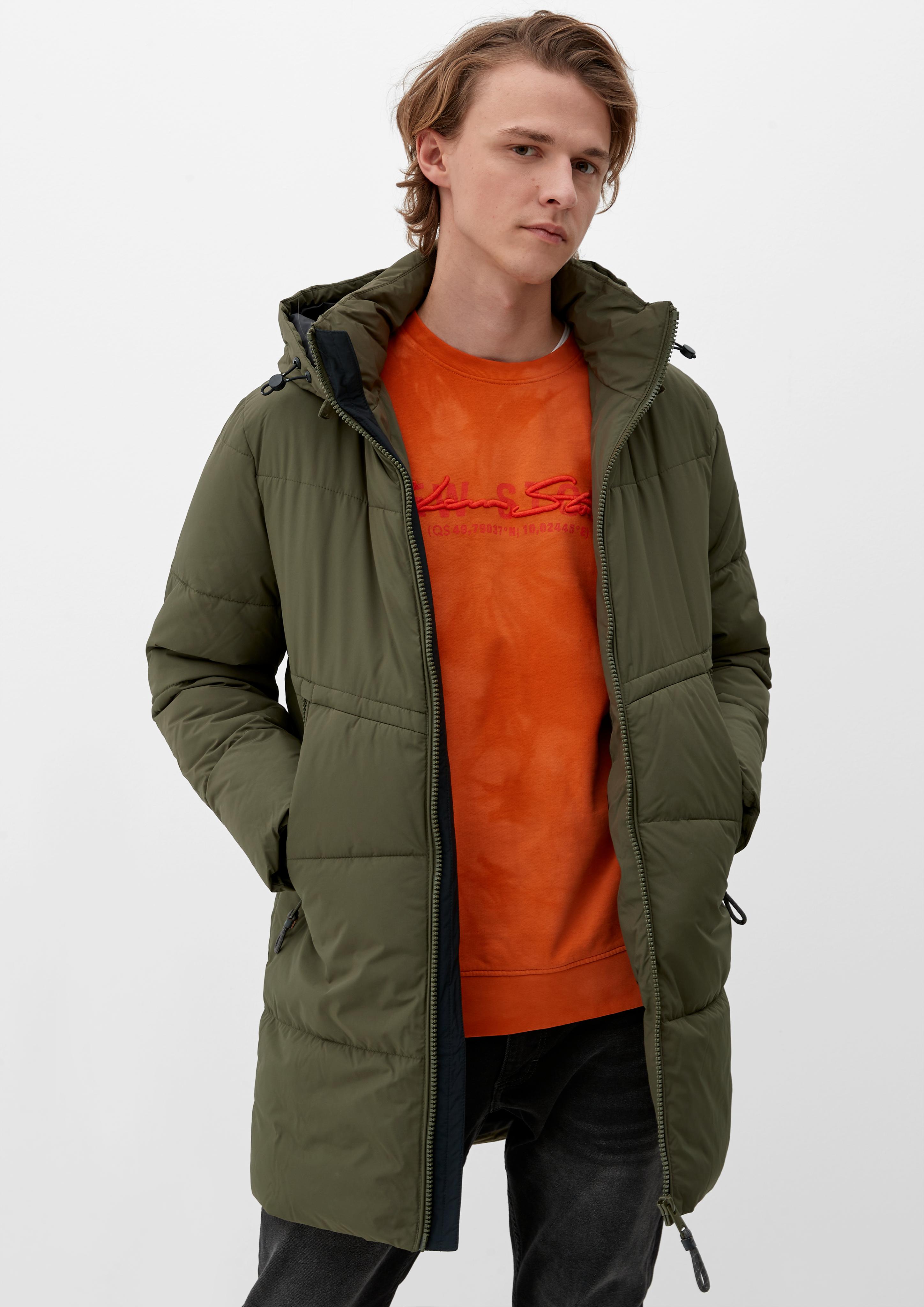 Steppjacke mit abnehmbarer Kapuze  2115923-7934