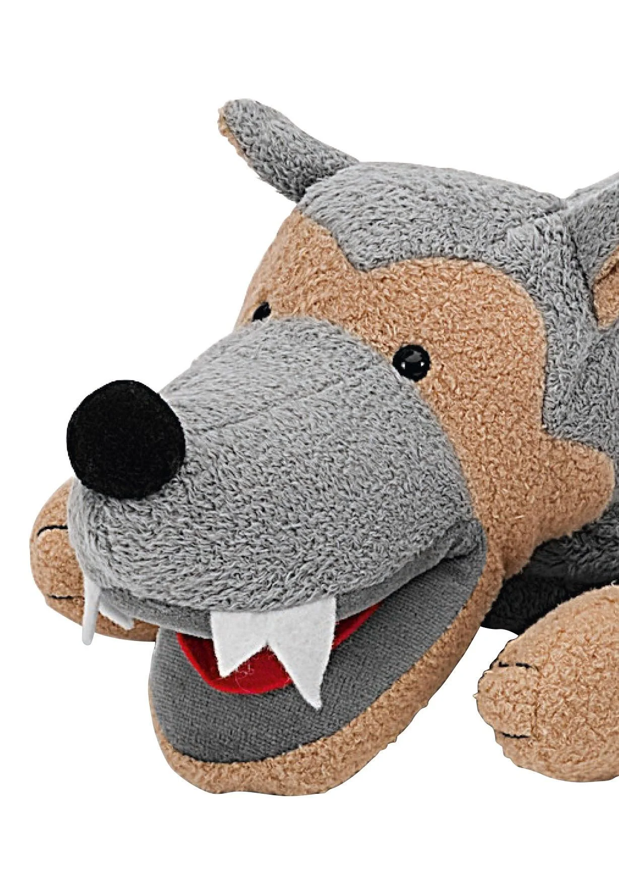 Handpuppe Wolf grau, 30 cm für das Kasperletheater