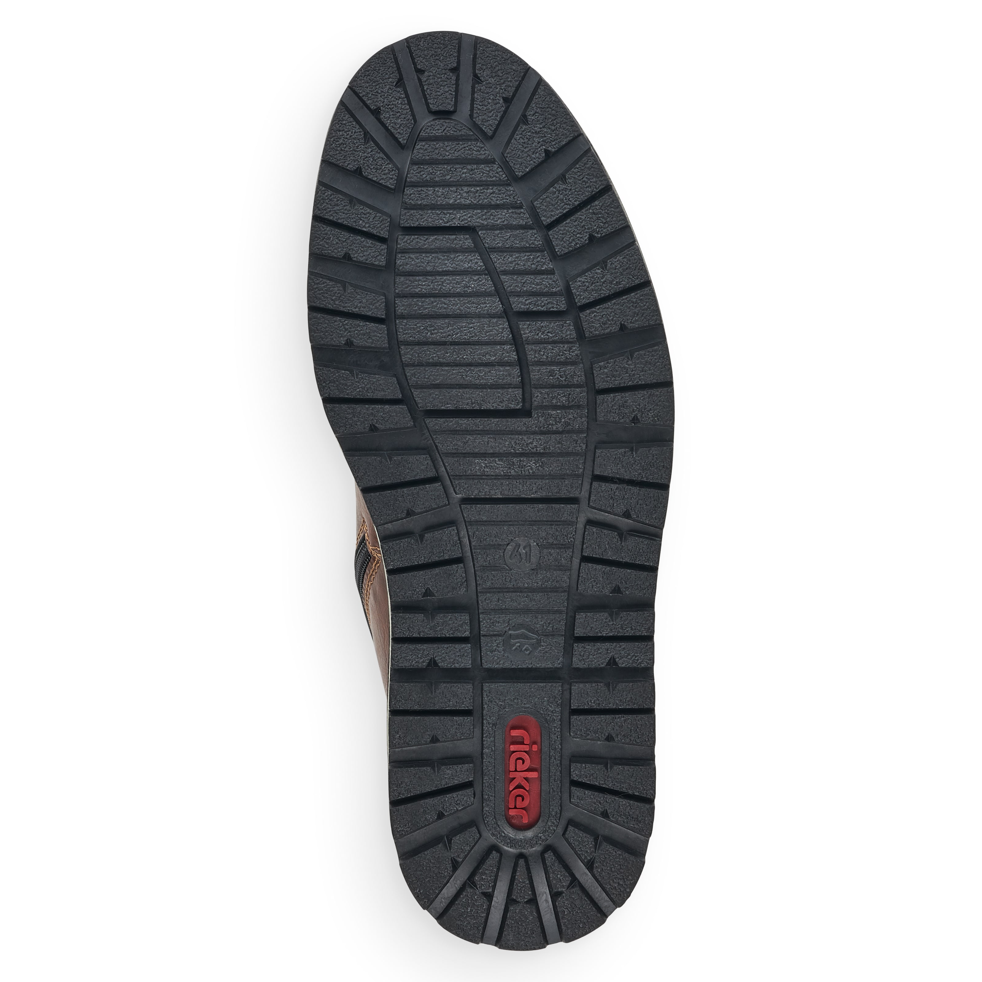 Rieker Herren Schnürstiefel kastanienbraun