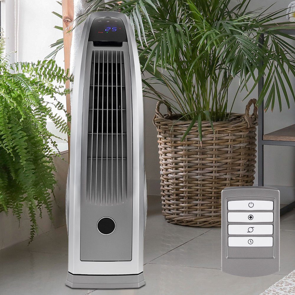 etc-shop Turmventilator, Stand Ventilator Säule Tower 120 W Fernbedienung 4 Stufen Lüfter