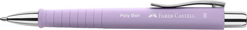Faber-Castell Poly Ball Einziehbar Kugelschreiber Blau 0,6 mm Extra Breit Nachfüllbar