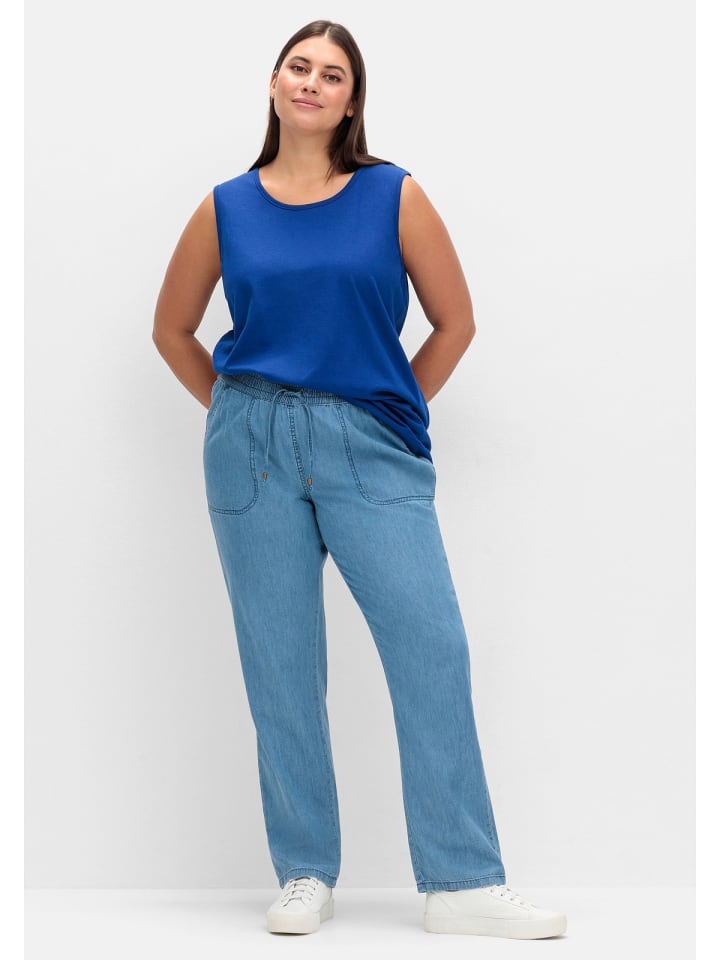 sheego Jeans in blue Denim günstig kaufen