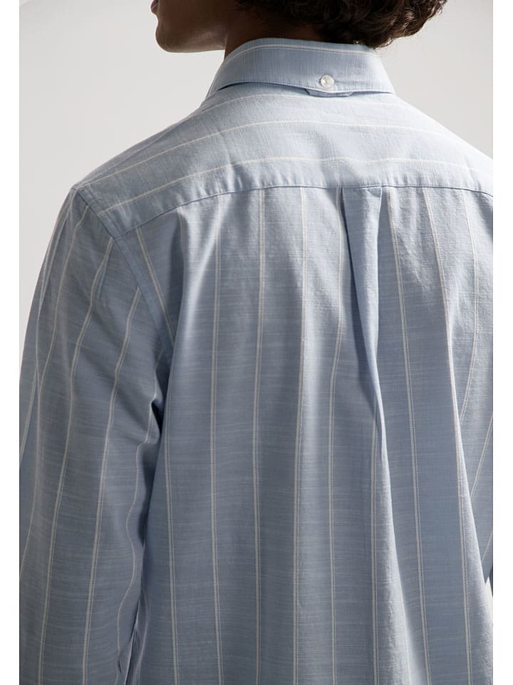DSTREZZED Hemd in Hellblau/ Weiß günstig kaufen