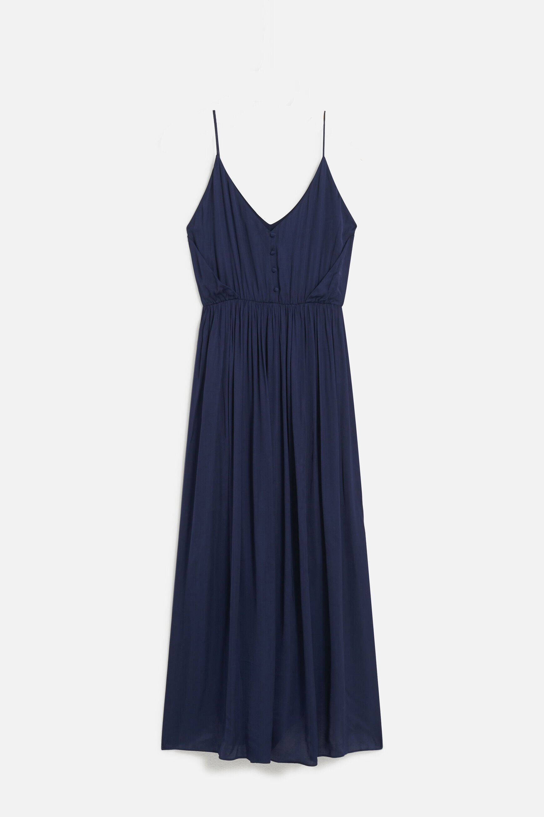 Robe relise bleu marine femme
