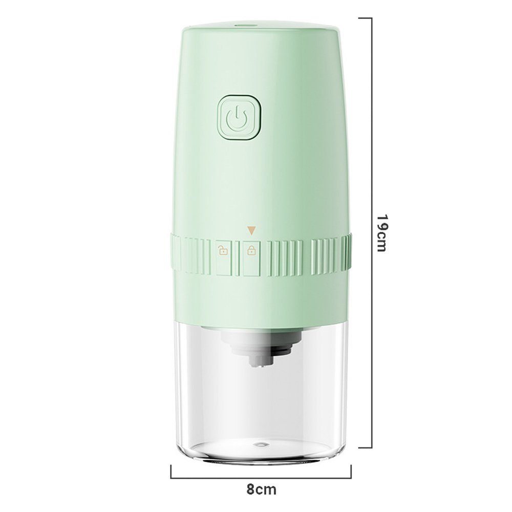 Devenirriche Kaffeemühle Tragbare Grat Elektrische Kaffeemühle Kleine Automatische( Blau)