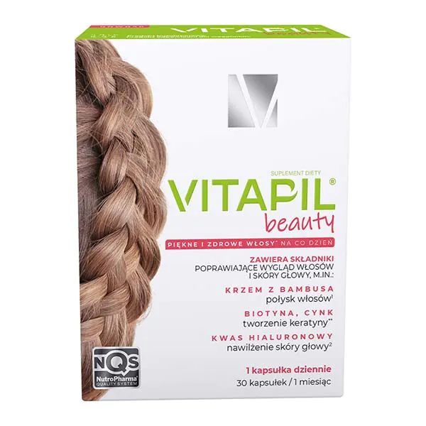 Vitapil Beauty, Dodatak prehrani za kosu, kožu i nokte, Kapsule