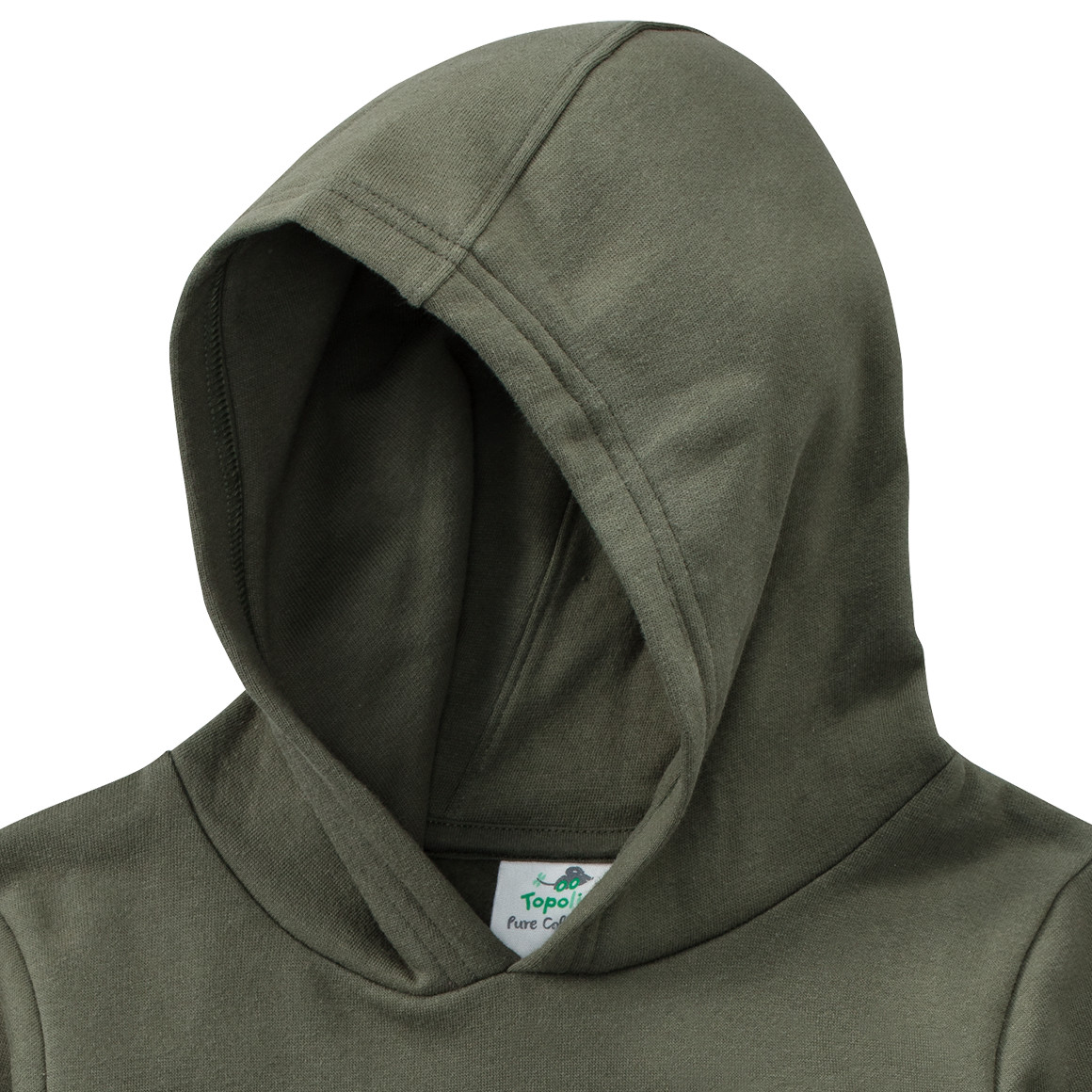 Kinder Hoodie mit kleiner Stickerei