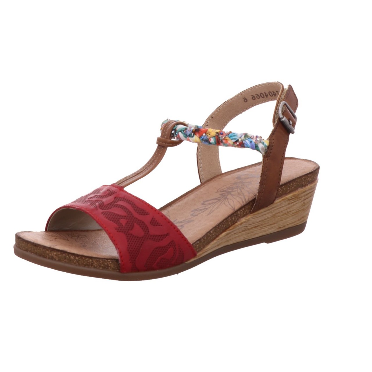 REMONTE Keilsandalen rot