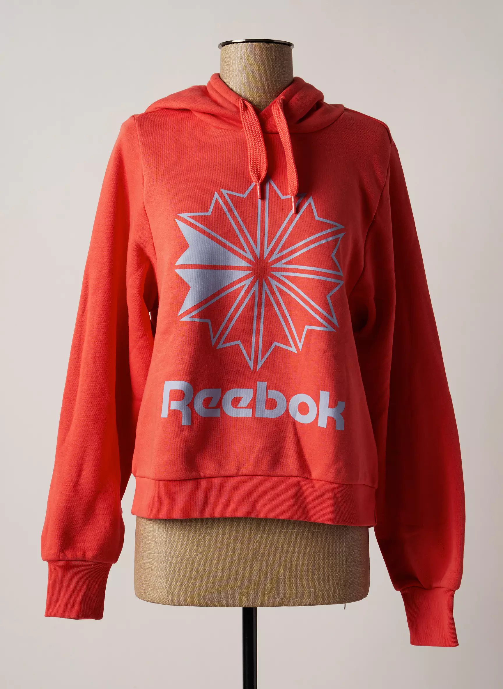 Reebok Sweat Capuche Femme couleur rose