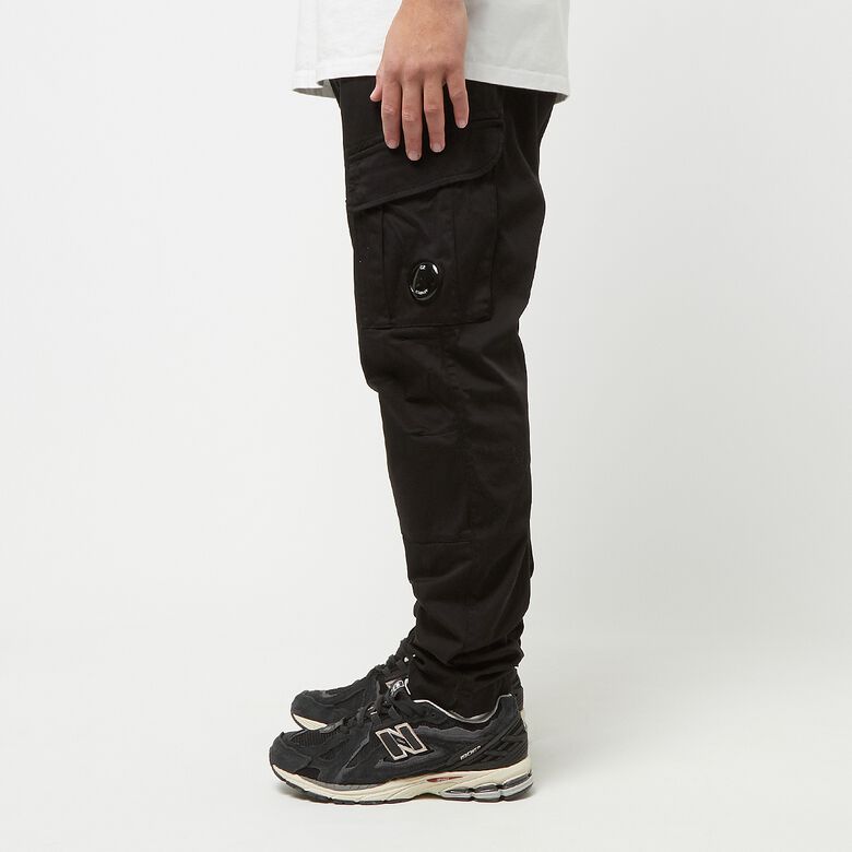 C. P. Company Stratch Sateen Egonimix Lens Cargo Pant black