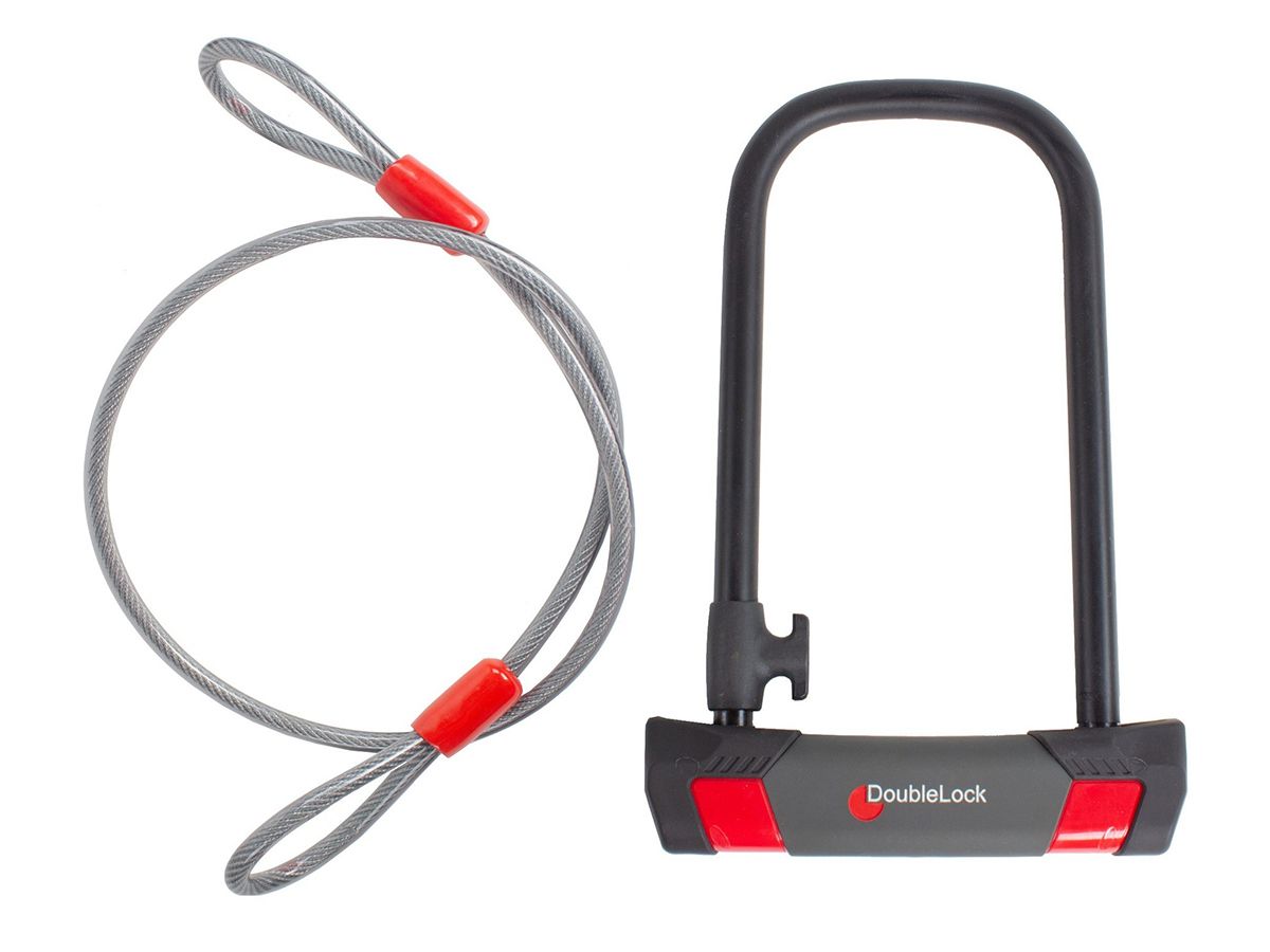 DoubleLock U-Lock Bügelschloss mit Kabel
