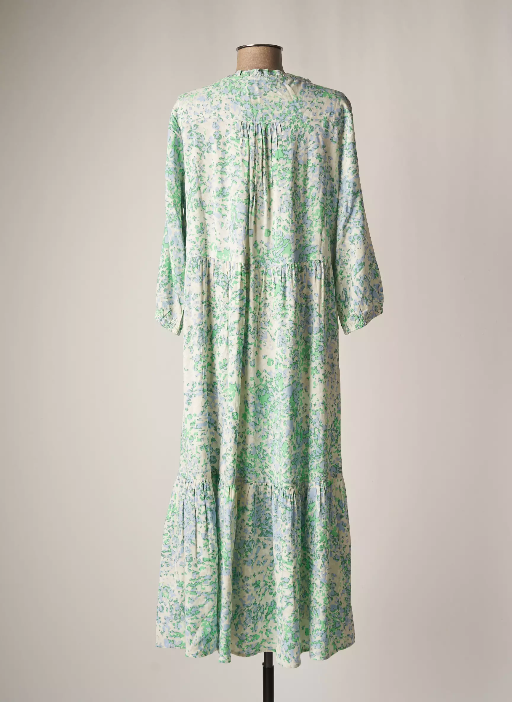Cream Robes Longues Femme couleur bleu