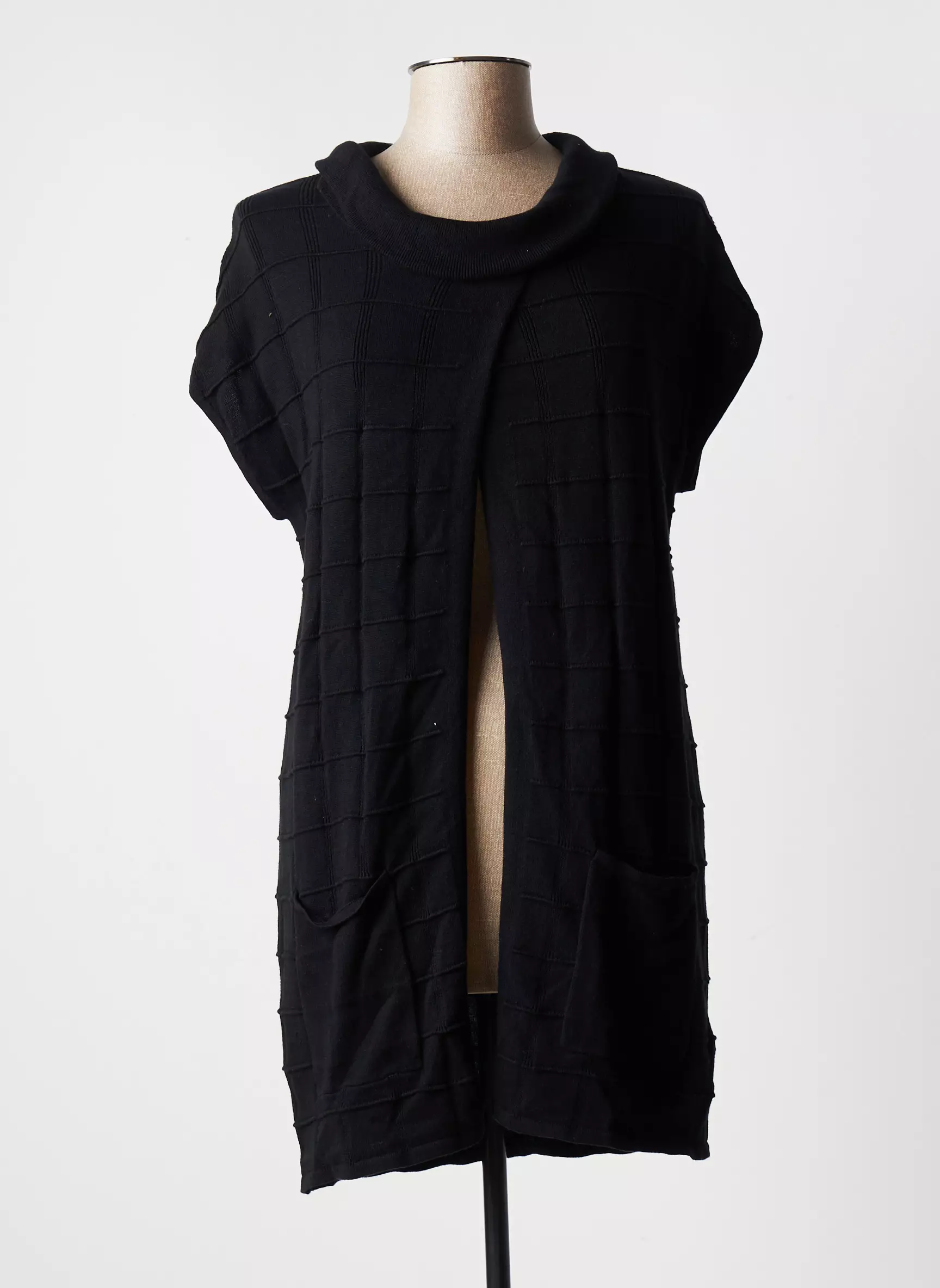 Marble Pull Tuniques Femme couleur noir
