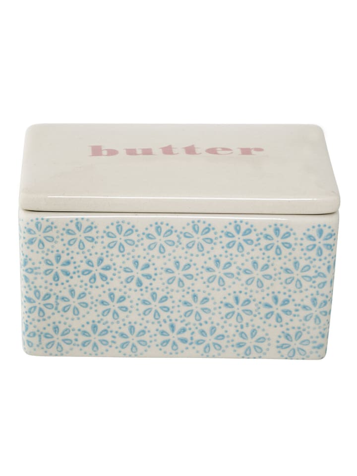 Bloomingville Patrizia Butterdose aus Steingut in blau günstig kaufen onesize