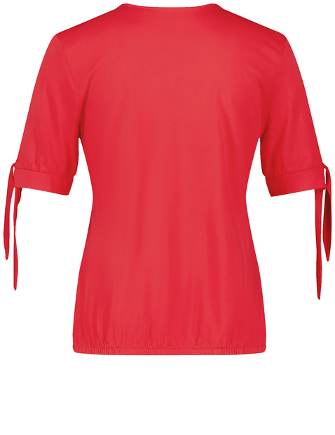 Halbarmshirt mit Bindedetail