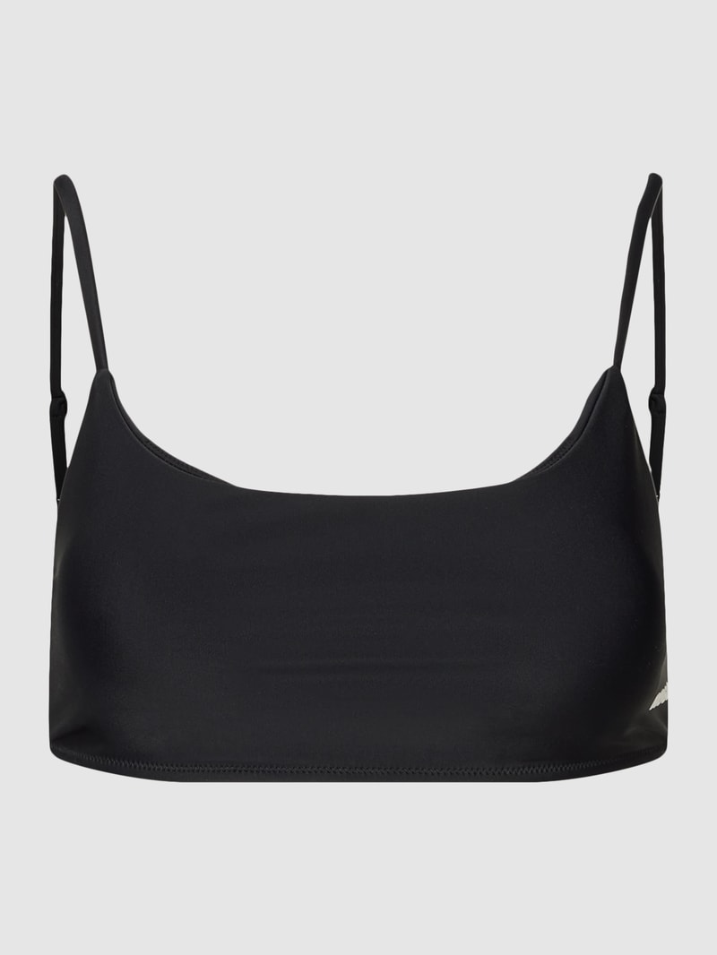 Bralette mit verstellbaren Spaghettiträgern Modell 'PURE' in schwarz