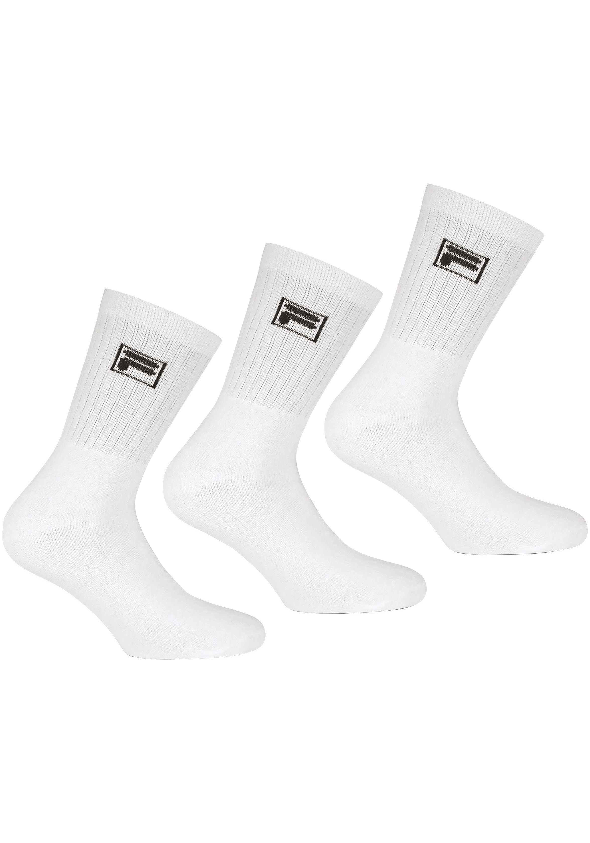 Fila Sportsocken (Packung, 3-Paar) Klassiche Tennissocken, Freizeitsocken