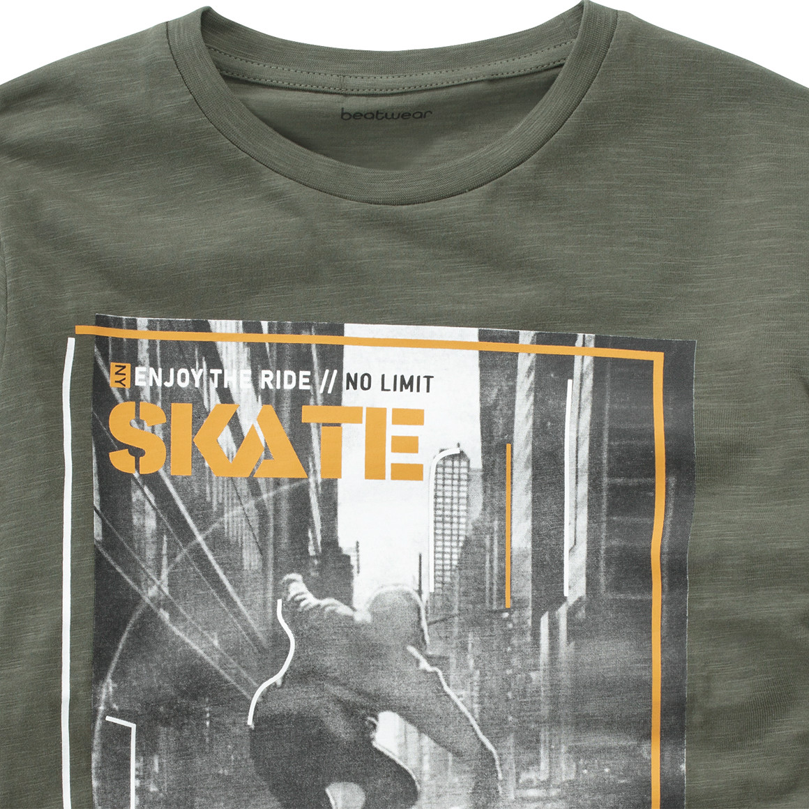 Jungen Langarmshirt mit Foto-Print