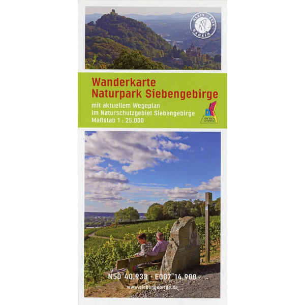 Wanderkarte Naturpark Siebengebirge 1:25.000 - Wanderkarte