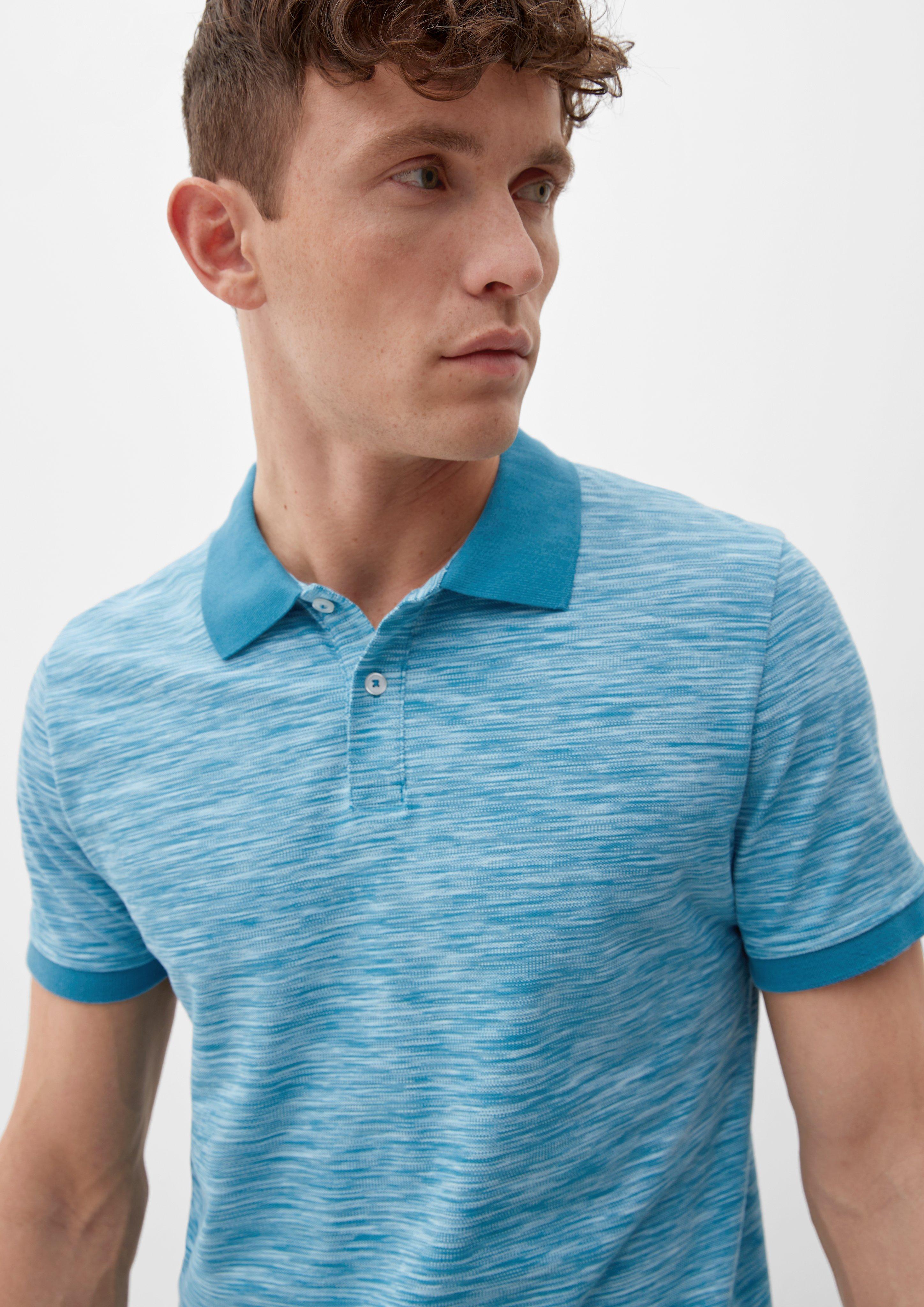Meliertes Poloshirt  2129858-61W1