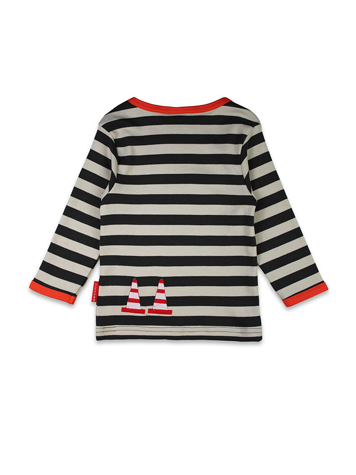 Toby Tiger Longsleeve in Schwarz/ Grau günstig kaufen