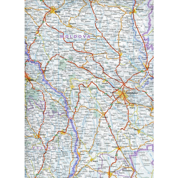 Reise Know-How Landkarte Rumänien, Moldau 1 : 600.000 - Straßenkarte