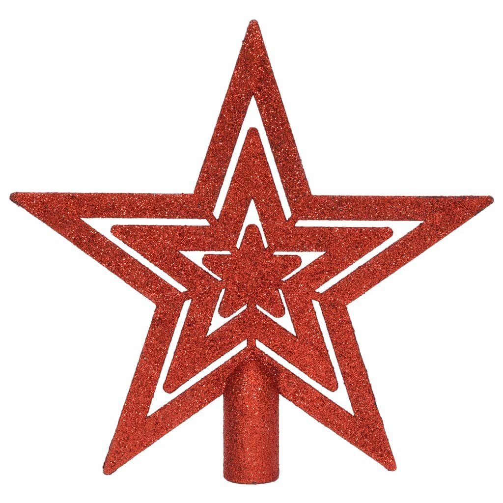 vidaXL Christbaumschmuck 64-tlg. Weihnachtskugel-Set Rot und Weiß (1-tlg)