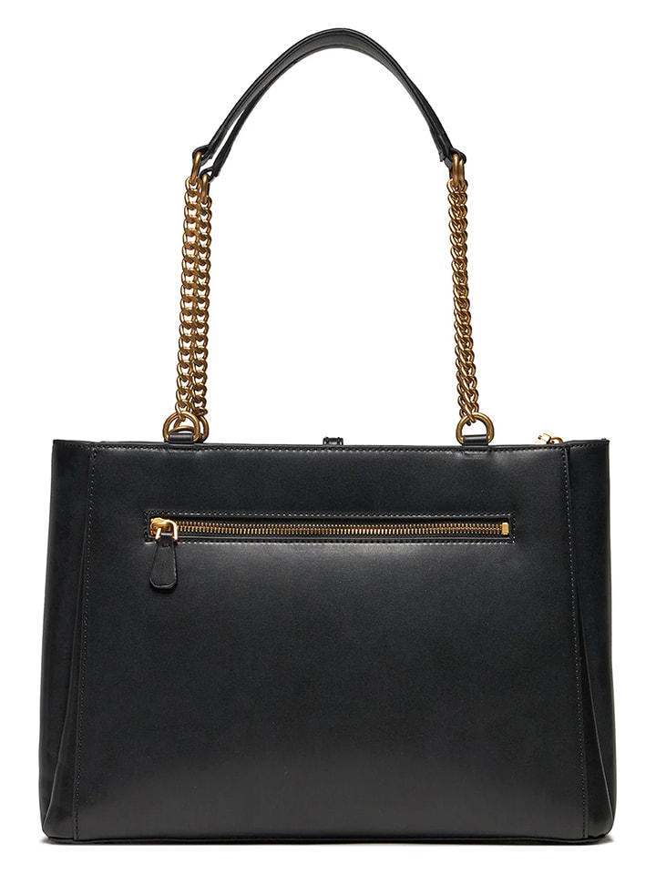 Guess Schultertasche in Schwarz - (B)35 x (H)26 x (T)10,5 cm günstig kaufen onesize