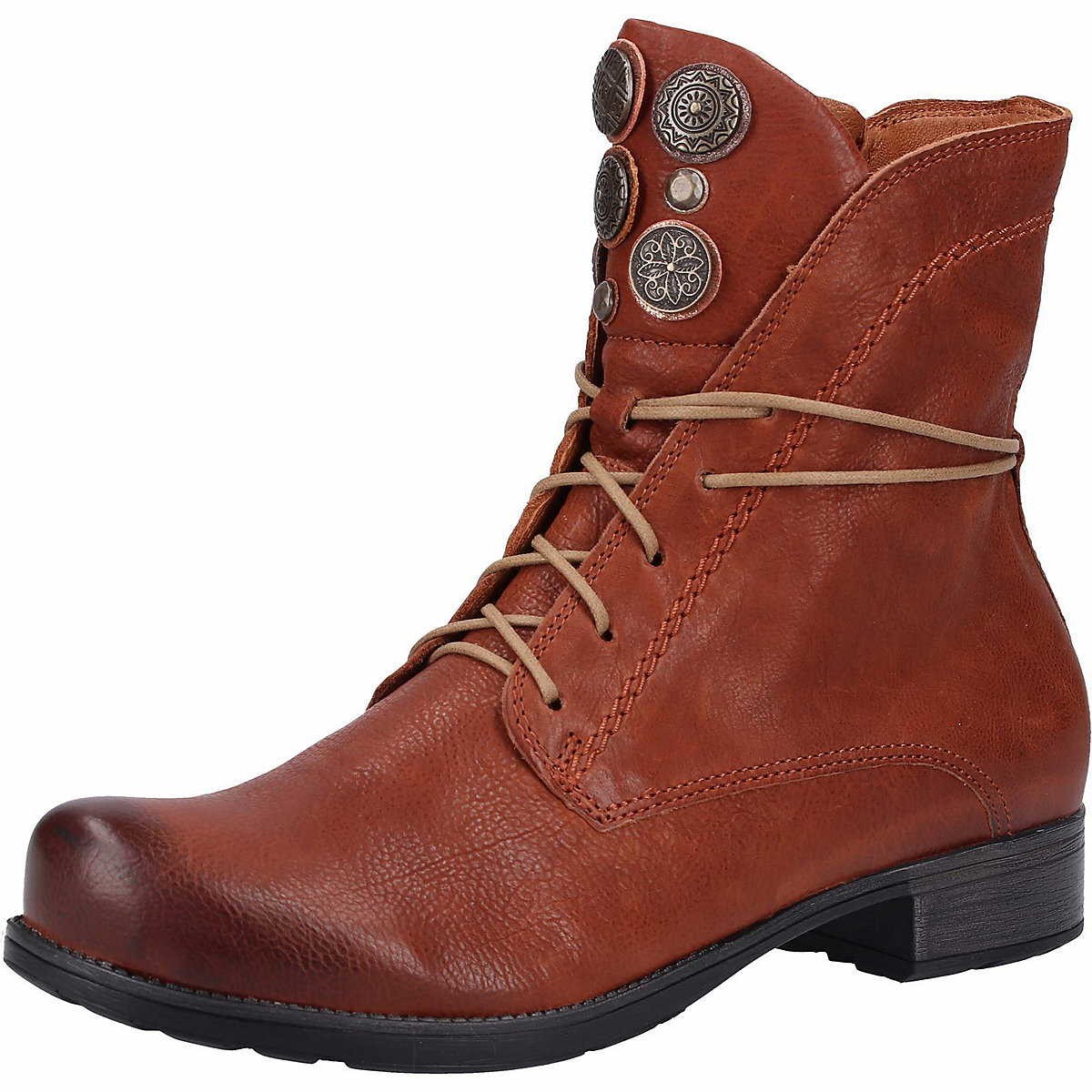 THINK Schnür-Stiefeletten braun