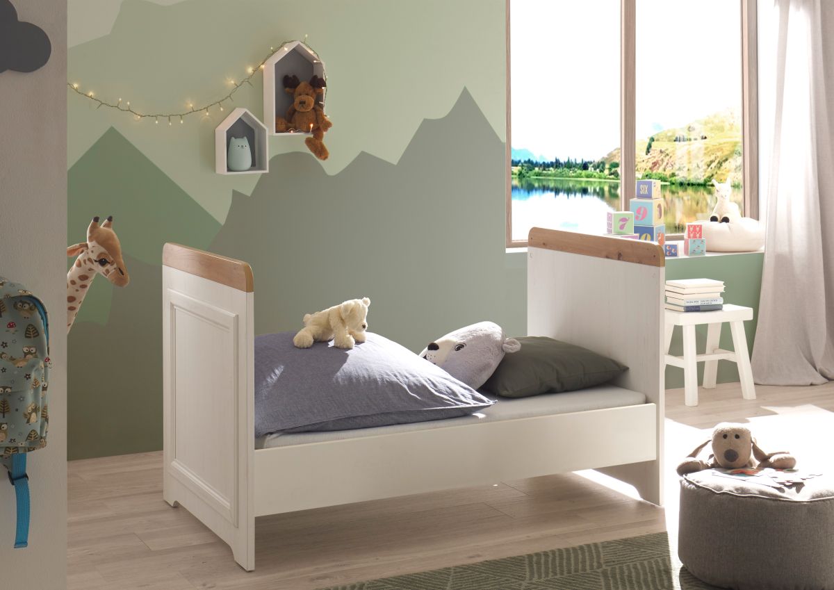 Babybett Jasmin Weiß 70 x 140 cm