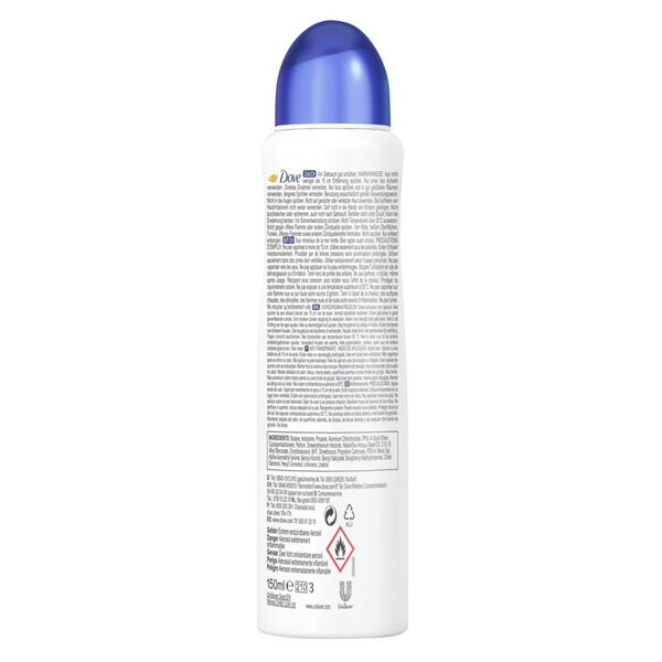 Dove Advanced Care Original izzadásgátló dezodor spray 6 x 150 ml