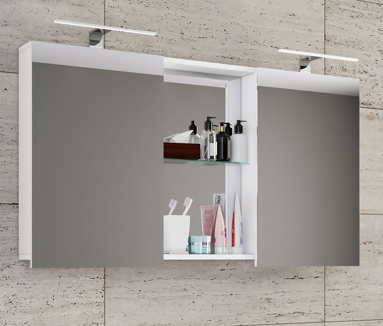 VCM Spiegelschrank 