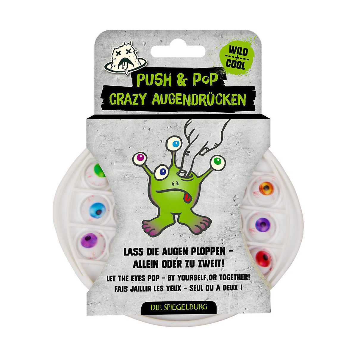 Wild & Cool Push & Pop - Crazy Augendrücken