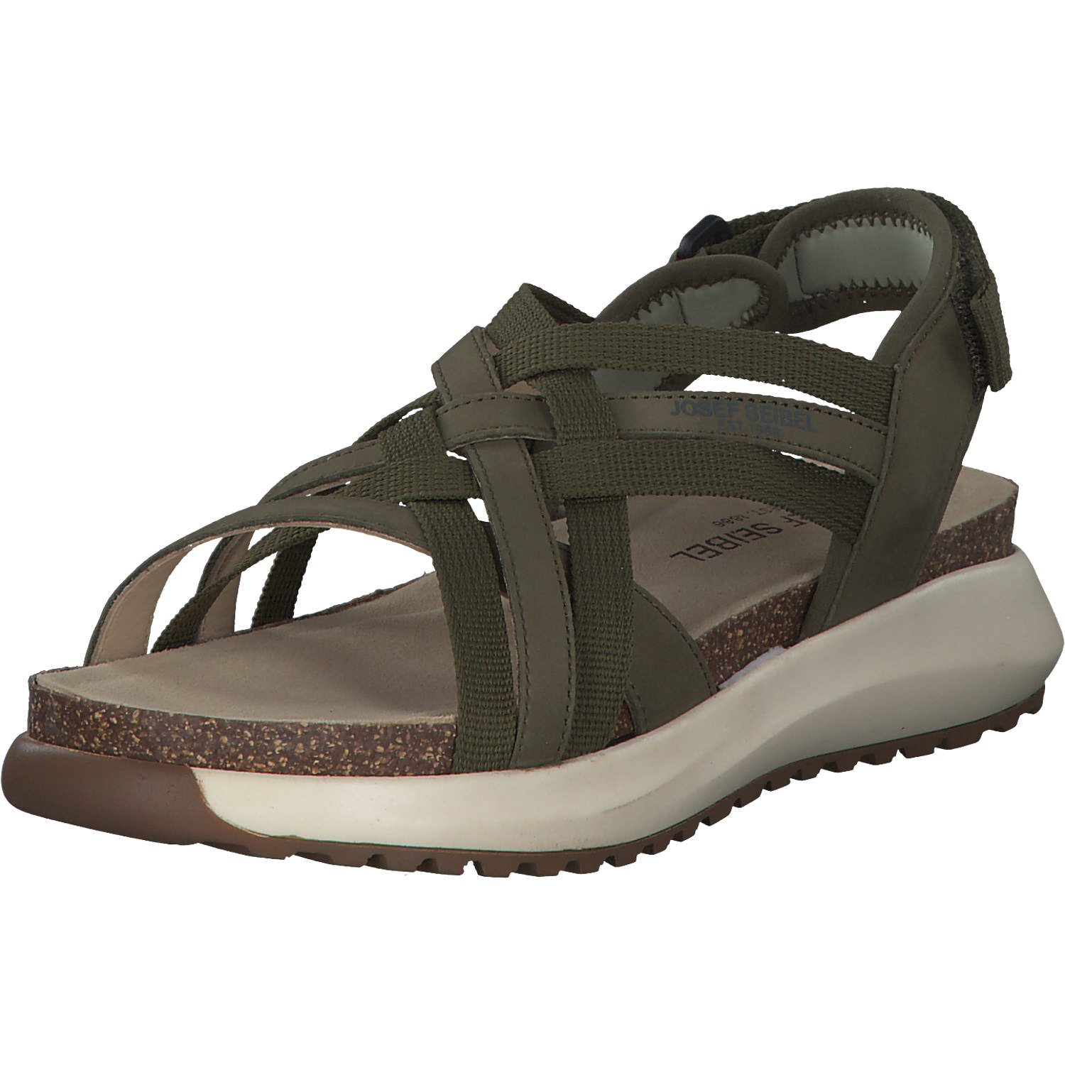 Josef Seibel Annie 02 68902, Klassische Sandalen, Damen, Olive