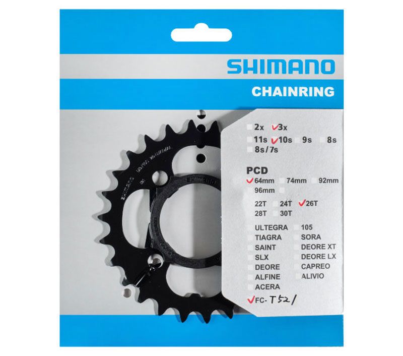Shimano Kettenblatt für FC-T521 48/36/26 Zähne kaufen | Bike-Discount