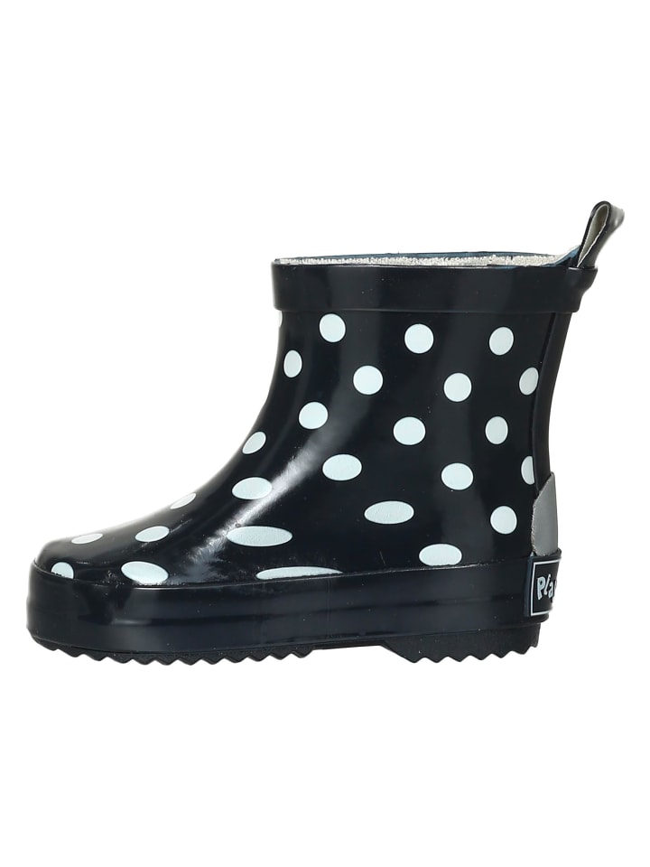 Playshoes Gummistiefel Halbschaft Punkte in Marine günstig kaufen